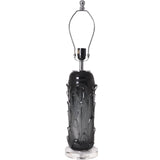 Jacinto Sculpted Translucent Glass Accent Table Lamp 27"