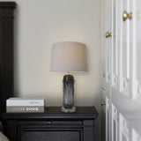 Jacinto Sculpted Translucent Glass Accent Table Lamp 27"