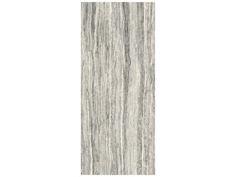 48 x 110 in Majesto Travertino Titanium Honed Rectified Colorsync Sintered Slab 6 mm