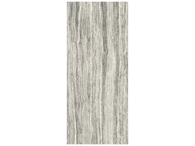 48 x 110 in Majesto Travertino Titanium Honed Rectified Colorsync Sintered Slab 6 mm