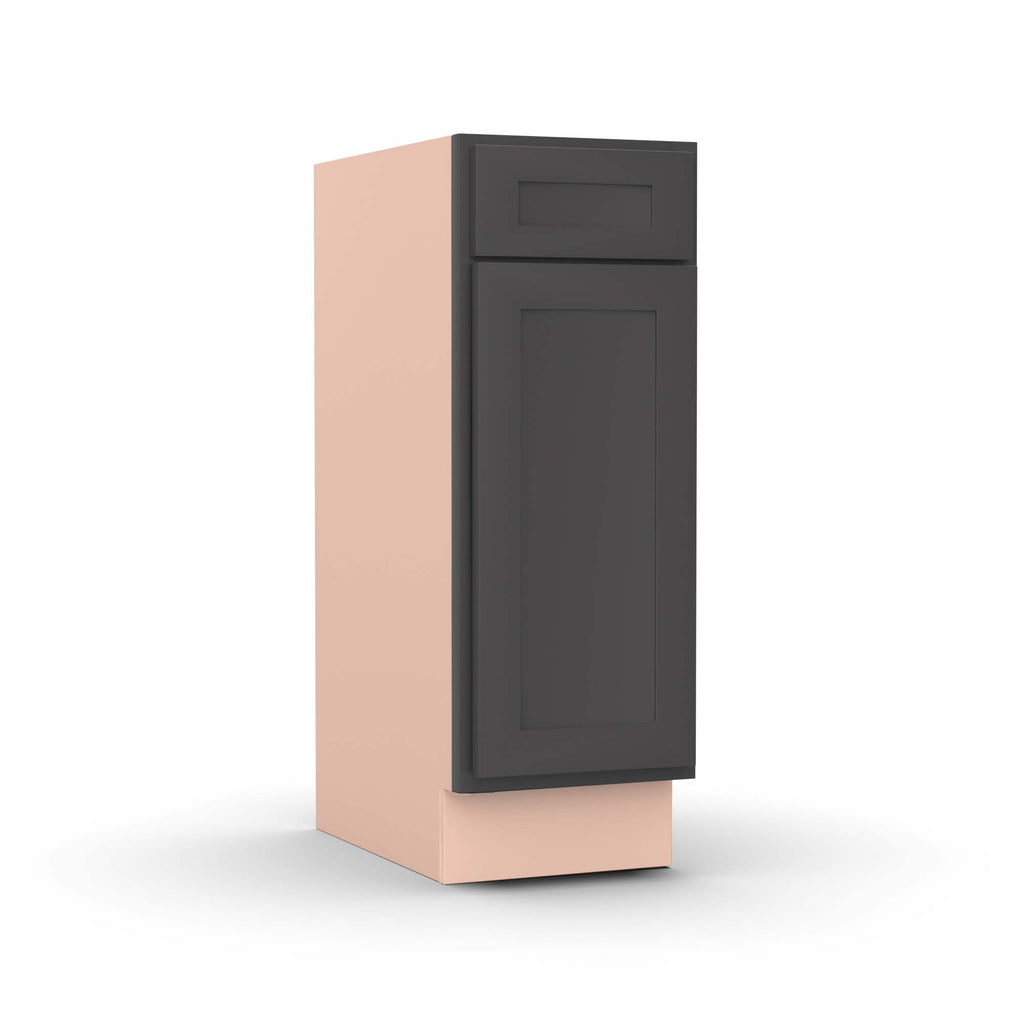 Liberty Shaker Grey - 12 Inch Vanity Base Cabinet - 12