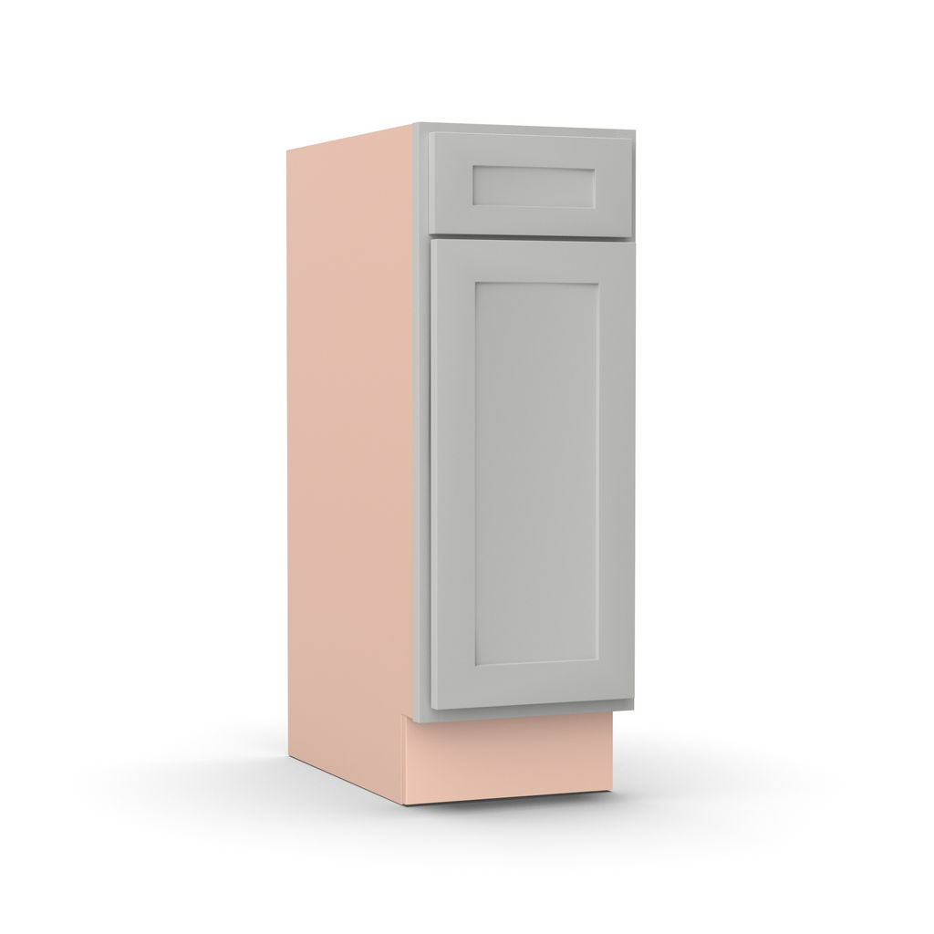 Liberty Shaker Ashen - 12 Inch Vanity Base Cabinet - 12