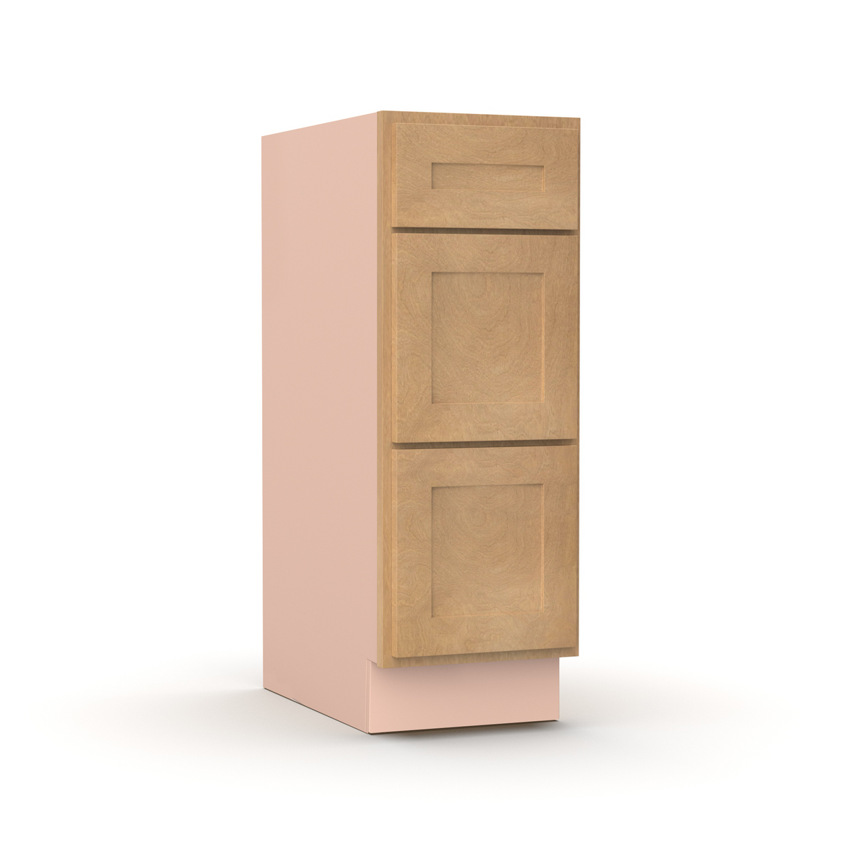 Liberty Shaker Karamel - 12 Inch Vanity Drawer Base Cabinet - 12" Width x 34.5" Height x 21" Depth