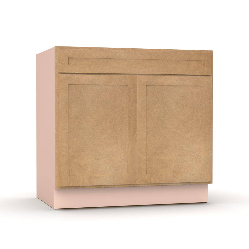 Liberty Shaker Karamel - 36 Inch Vanity Sink Base Cabinet - 36