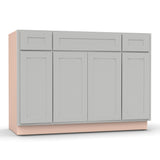Liberty Shaker Ashen - 48 Inch Vanity Consoles Cabinet - 48" Width x 34.5" Height x 21" Depth