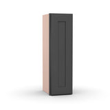 Liberty Shaker Grey - 9 Inch Height Single Door Wall Cabinet - 9" Width x 30" Height x 12" Depth