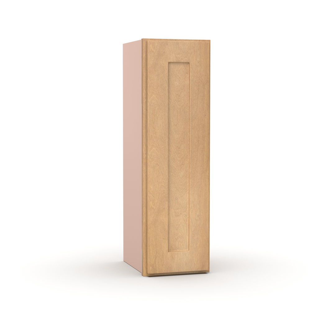 Liberty Shaker Karamel - 9 Inch Height Single Door Wall Cabinet - 9