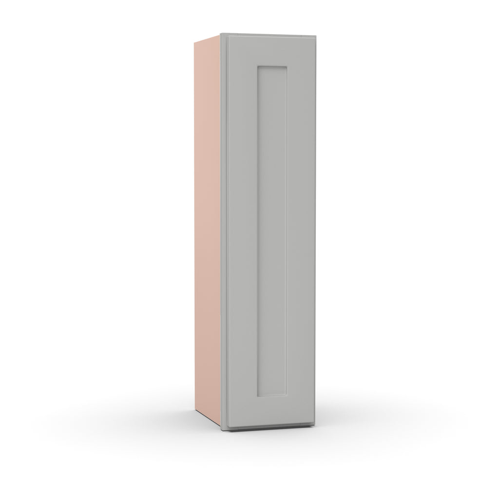 Liberty Shaker Ashen - 9 Inch Height Single Door Wall Cabinet - 09