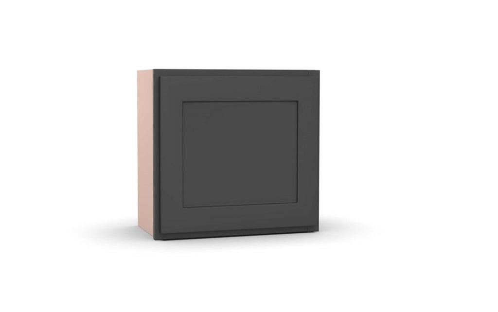 RTA - Liberty Shaker Grey - Single Door Wall Cabinets - 12