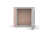 RTA - Liberty Shaker Ashen - Single Door Wall Cabinets - 12"W x 12"H x 12"D