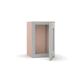 Liberty Shaker Ashen - 12 Inch Height Single Door Wall Cabinet - 12" Width x 18" Height x 12" Depth