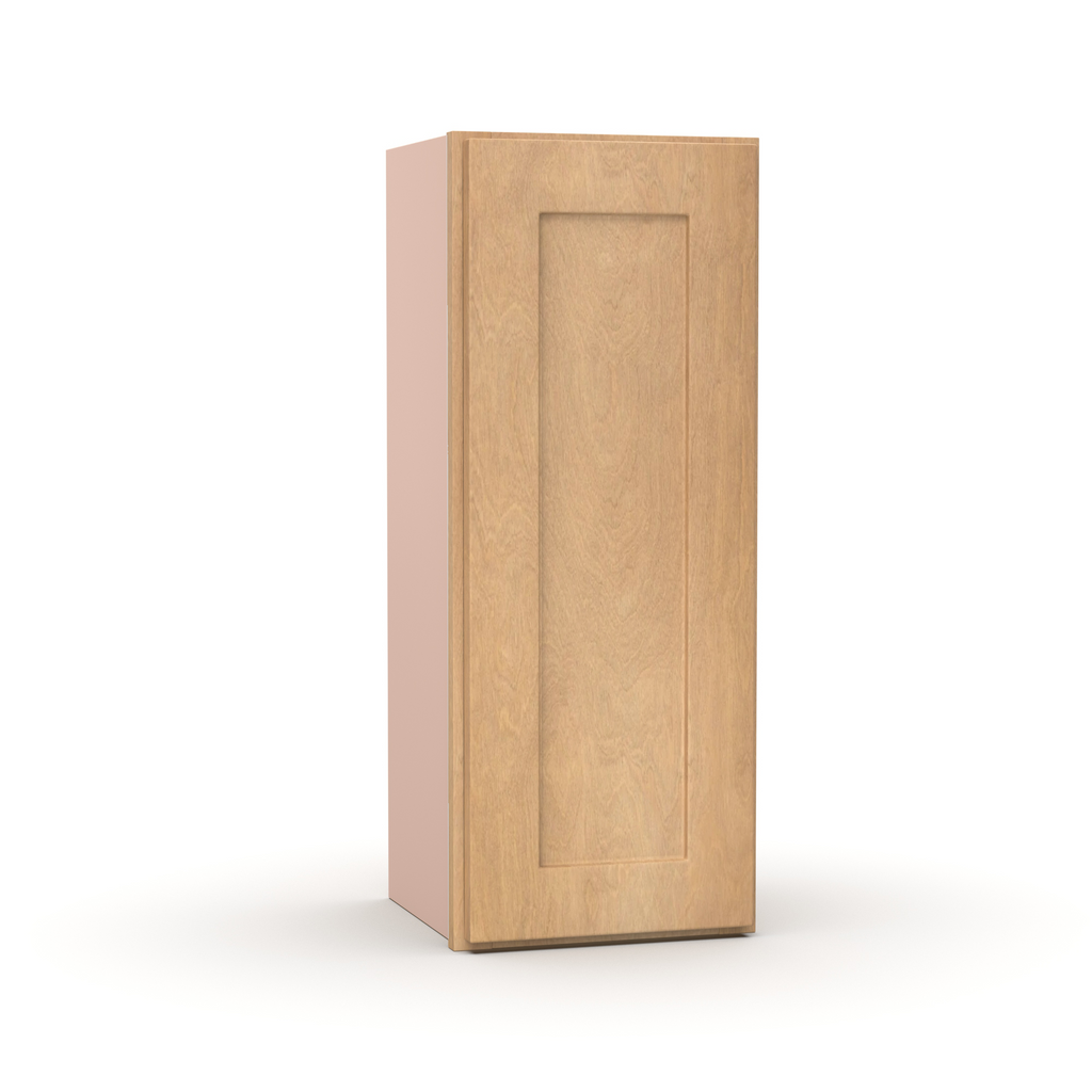 Liberty Shaker Karamel - 12 Inch Height Single Door Wall Cabinet - 12