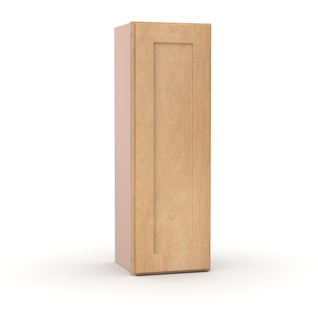 Liberty Shaker Karamel - 12 Inch Height Single Door Wall Cabinet - 12