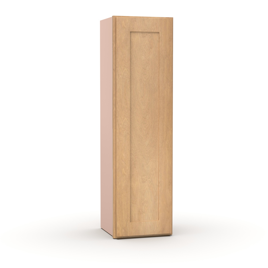 Liberty Shaker Karamel - 12 Inch Height Single Door Wall Cabinet - 12