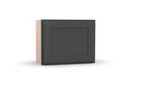 RTA - Liberty Shaker Grey - 12"Height Single Door Wall Cabinets - 15"W x 12"H x 12"D
