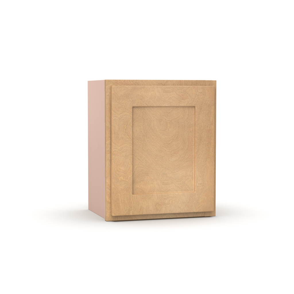 Liberty Shaker Karamel - 15 Inch Height Single Door Wall Cabinet - 15