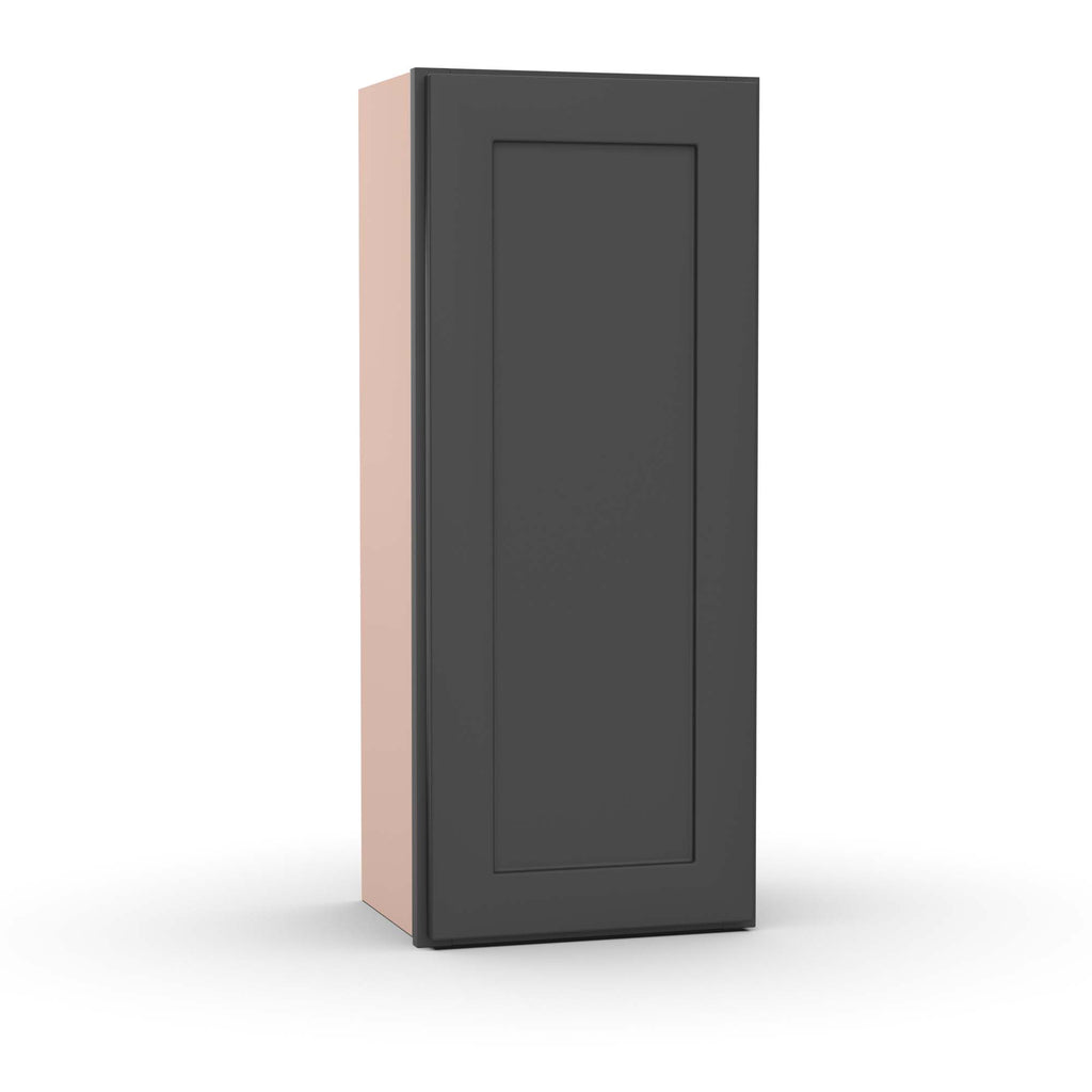 Liberty Shaker Grey - 15 Inch Height Single Door Wall Cabinet - 15