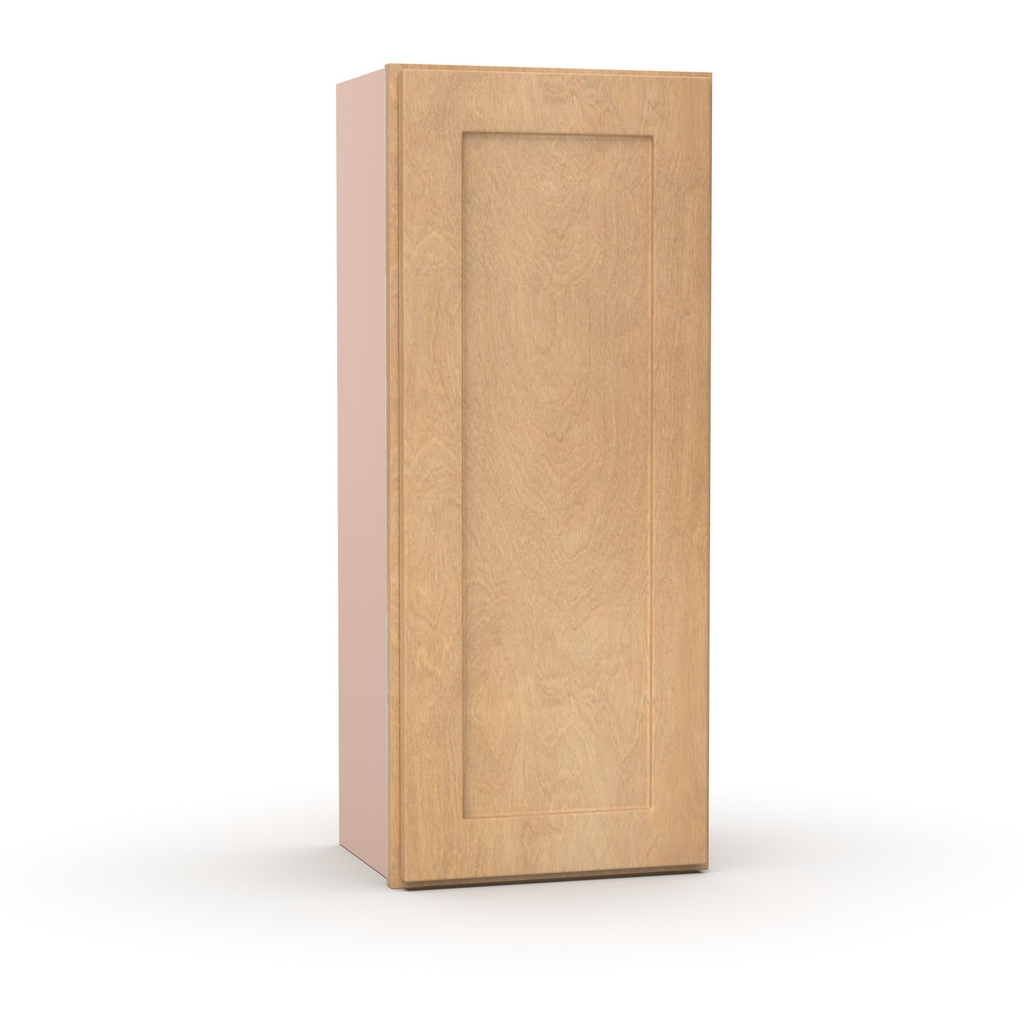 Liberty Shaker Karamel - 15 Inch Height Single Door Wall Cabinet - 15