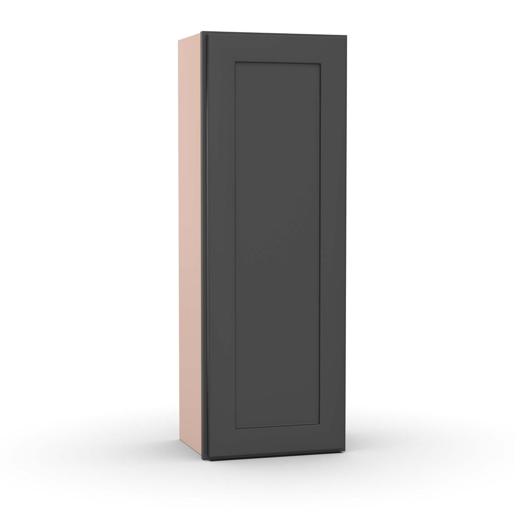 Liberty Shaker Grey - 15 Inch Height Single Door Wall Cabinet - 15