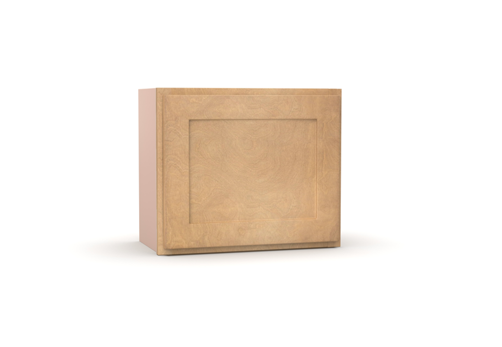 RTA - Liberty Shaker Karamel - Single Door Wall Cabinets - 18