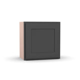 Liberty Shaker Grey - 18 Inch Height Single Door Wall Cabinet - 18" Width x 18" Height x 12" Depth