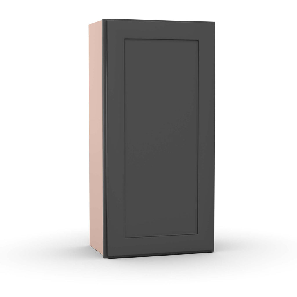 Liberty Shaker Grey - 18 Inch Height Single Door Wall Cabinet - 18