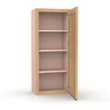 Liberty Shaker Karamel - 18 Inch Height Single Door Wall Cabinet - 18" Width x 42" Height x 12" Depth