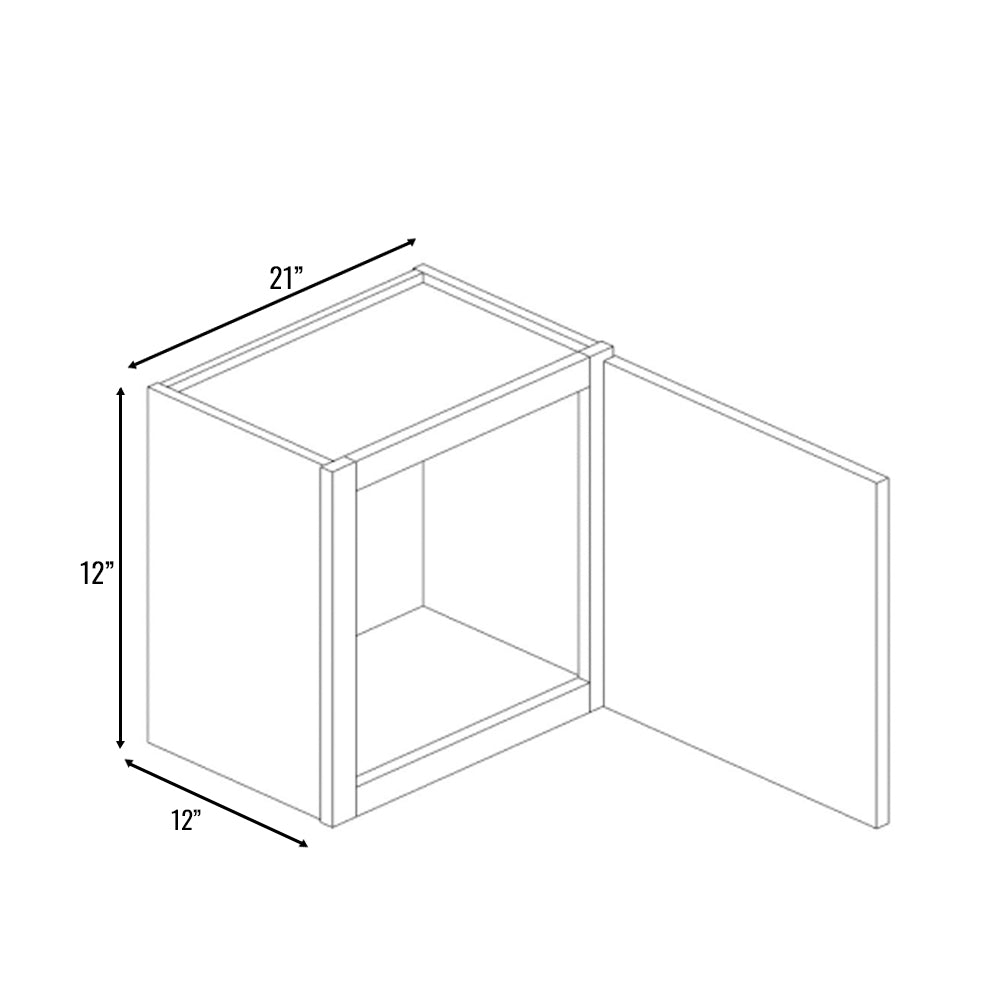 RTA - Avalon Ashen - Single Door Wall Cabinets - 21