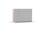 RTA - Liberty Shaker Ashen - Single Door Wall Cabinets - 21"W x 12"H x 12"D