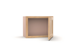 RTA - Liberty Shaker Karamel - Single Door Wall Cabinets - 21"W x 12"H x 12"D