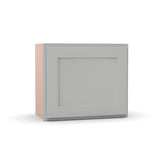 Liberty Shaker Ashen - 21 Inch Height Single Door Wall Cabinet - 21" Width x 18" Height x 12" Depth