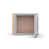 Liberty Shaker Ashen - 21 Inch Height Single Door Wall Cabinet - 21" Width x 18" Height x 12" Depth