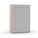 Liberty Shaker Ashen - 21 Inch Height Single Door Wall Cabinet - 21" Width x 30" Height x 12" Depth