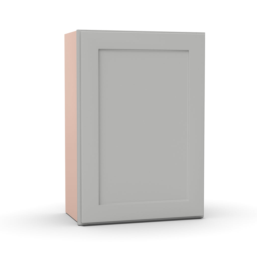 Liberty Shaker Ashen - 21 Inch Height Single Door Wall Cabinet - 21
