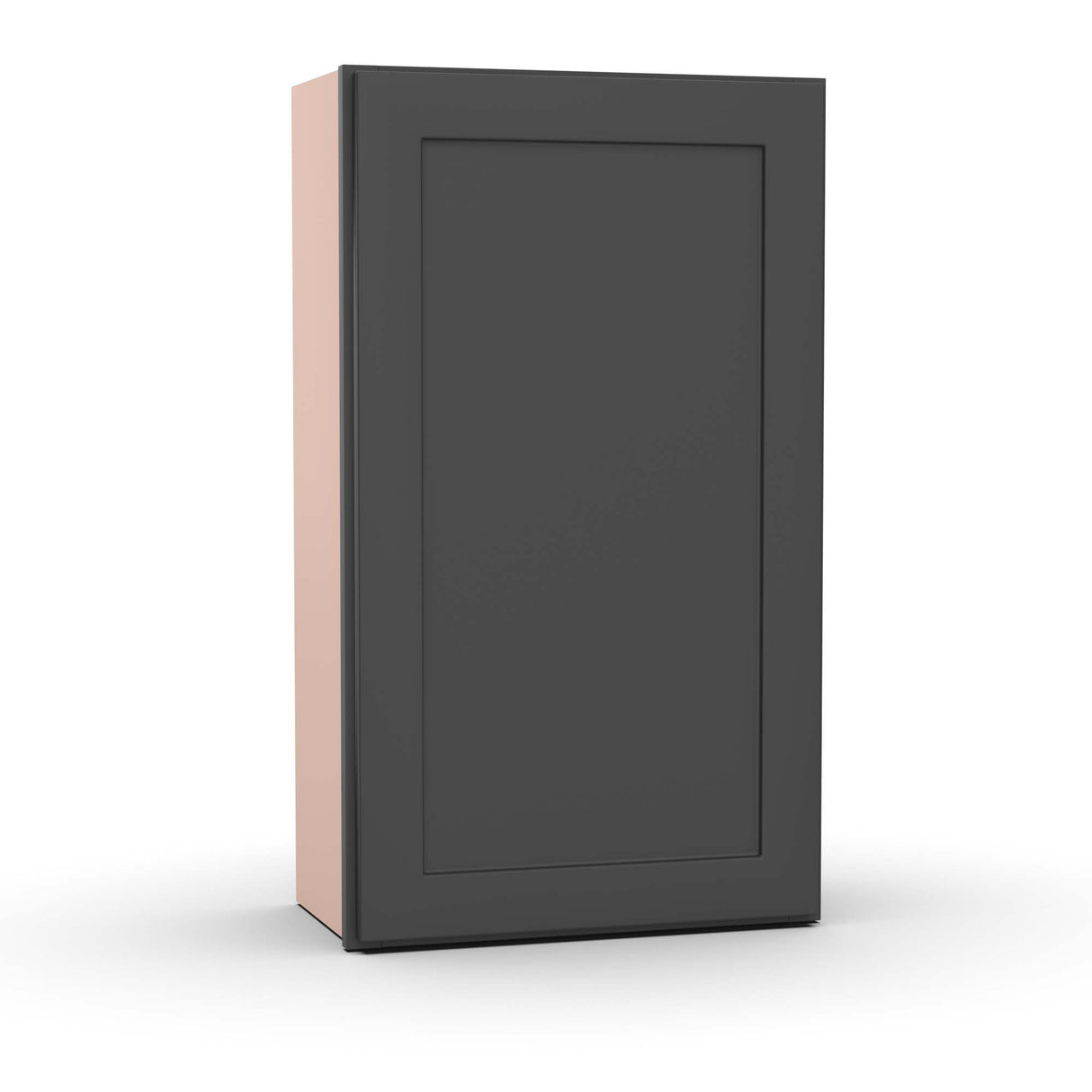 Liberty Shaker Grey - 21 Inch Height Single Door Wall Cabinet - 21" Width x 36" Height x 12" Depth