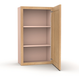 Liberty Shaker Karamel - 21 Inch Height Single Door Wall Cabinet - 21" Width x 36" Height x 12" Depth