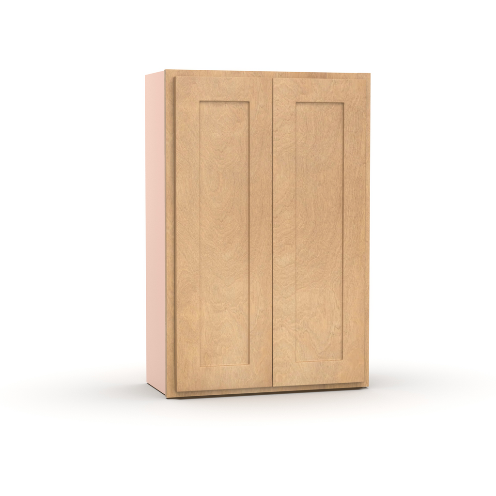 Liberty Shaker Karamel - 24 Inch Height Double Door Wall Cabinet - 24