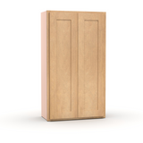Liberty Shaker Karamel - 24 Inch Height Double Door Wall Cabinet - 24" Width x 42" Height x 12" Depth
