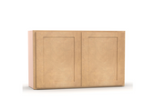 RTA - Liberty Shaker Karamel - Double Door Wall Cabinets - 27"W x 12"H x 12"D