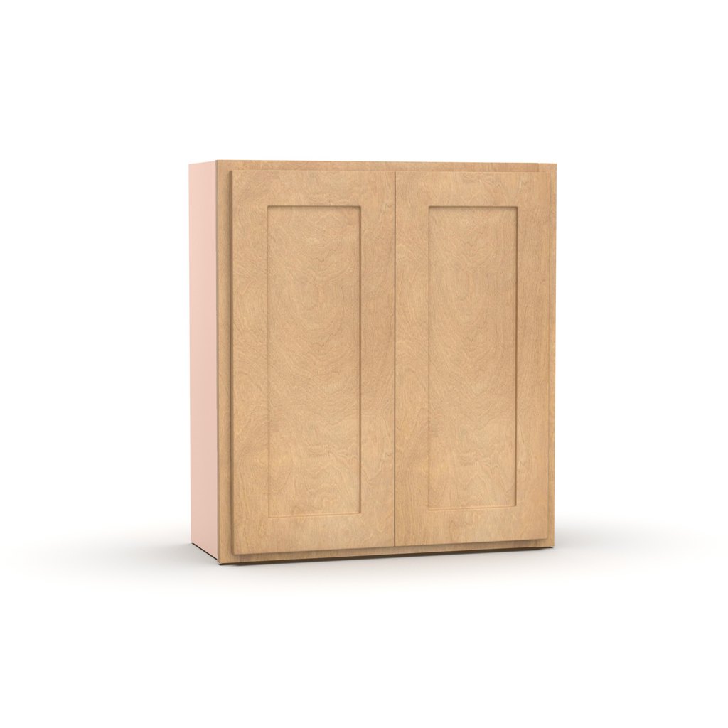 Liberty Shaker Karamel - 27 Inch Height Double Door Wall Cabinet - 27