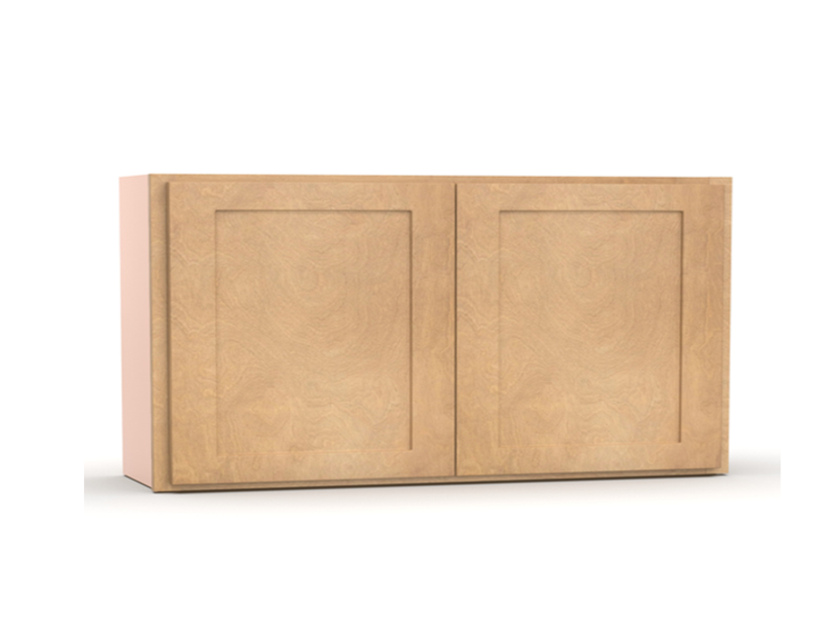 Liberty Shaker Karamel - 30 Inch Height Double Door Wall Cabinet - 30