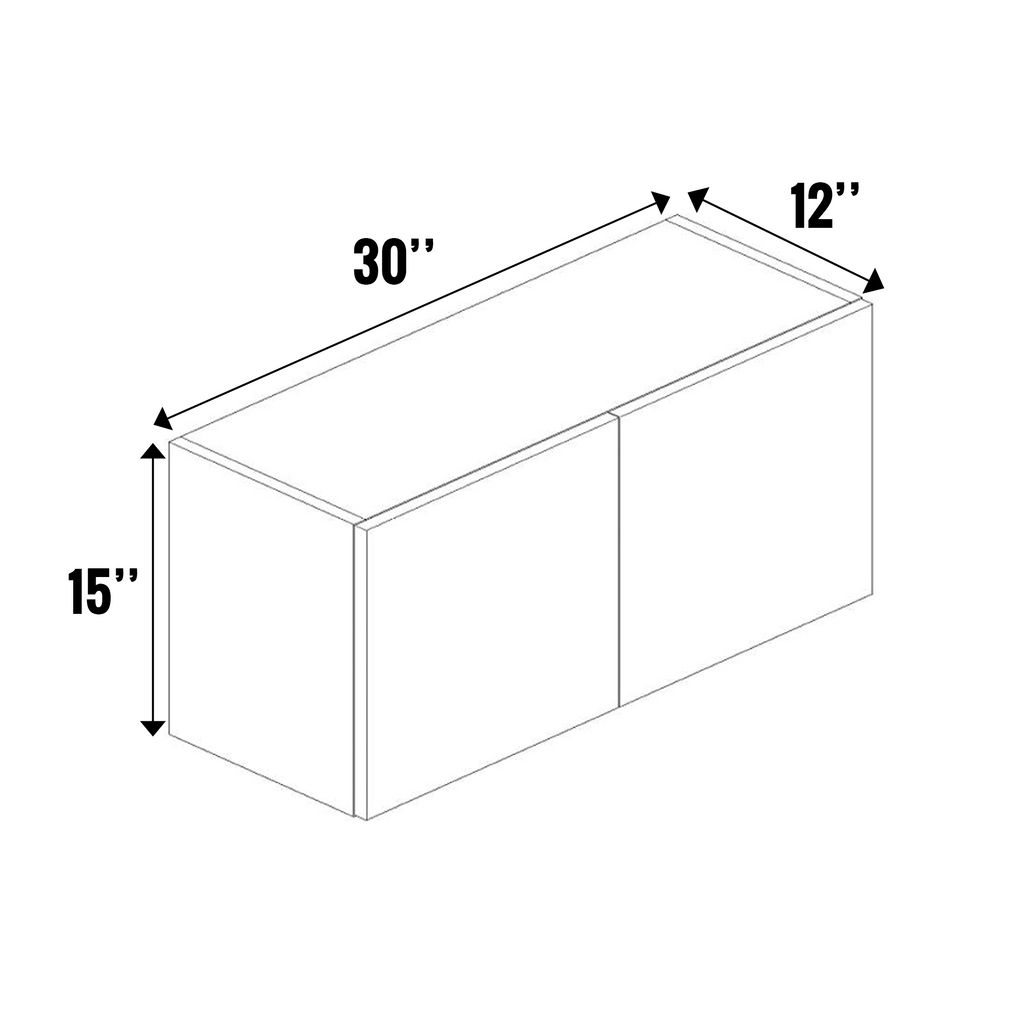 RTA - Gris Nube Matte - Wall Cabinet - 30