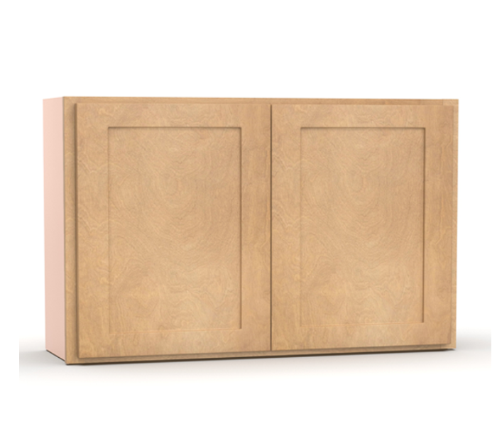 Liberty Shaker Karamel - 30 Inch Height Double Door Wall Cabinet - 30" Width x 15" Height x 12" Depth