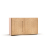 Liberty Shaker Karamel - 30 Inch Height Double Door Wall Cabinet - 30" Width x 18" Height x 12" Depth