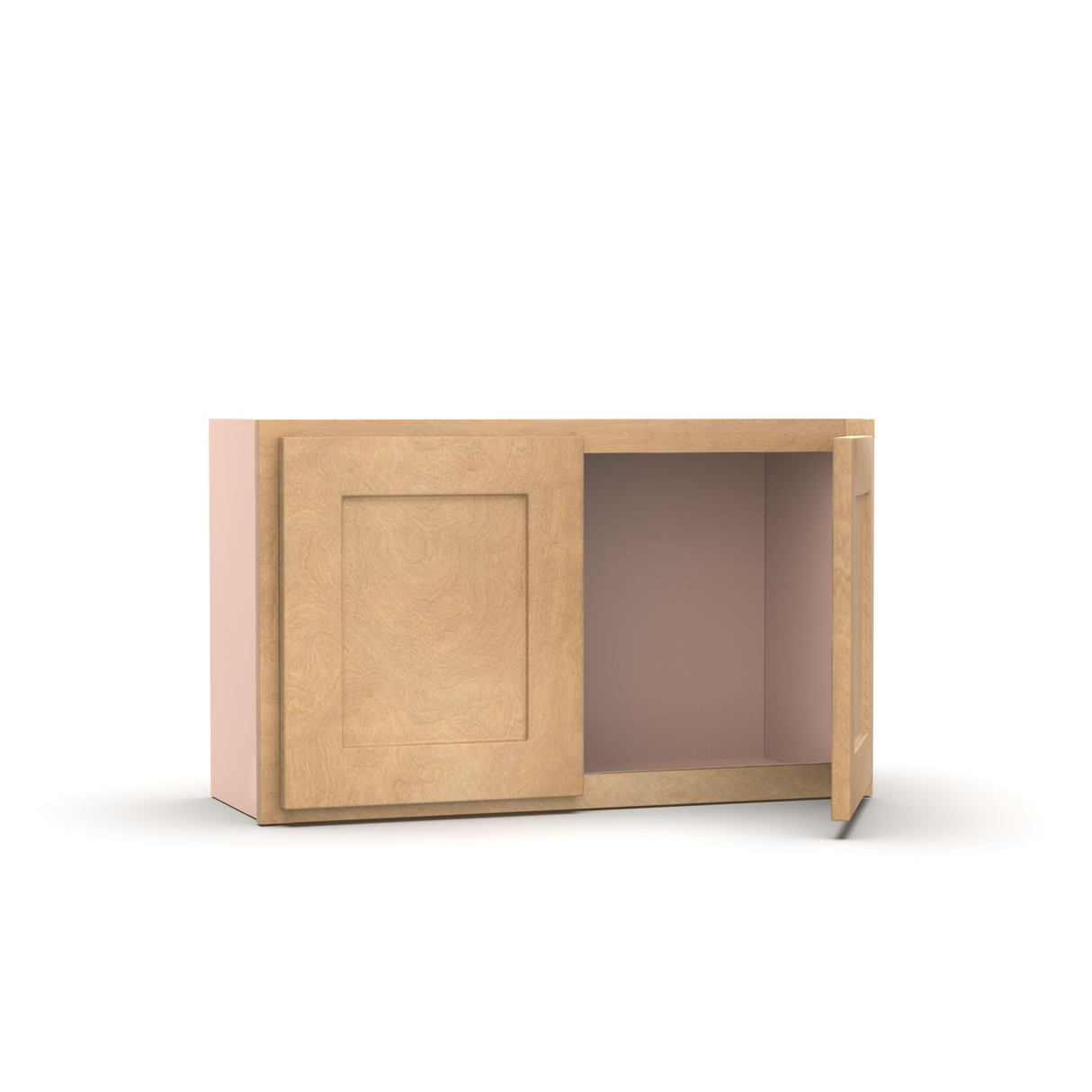Liberty Shaker Karamel - 30 Inch Height Double Door Wall Cabinet - 30" Width x 18" Height x 12" Depth