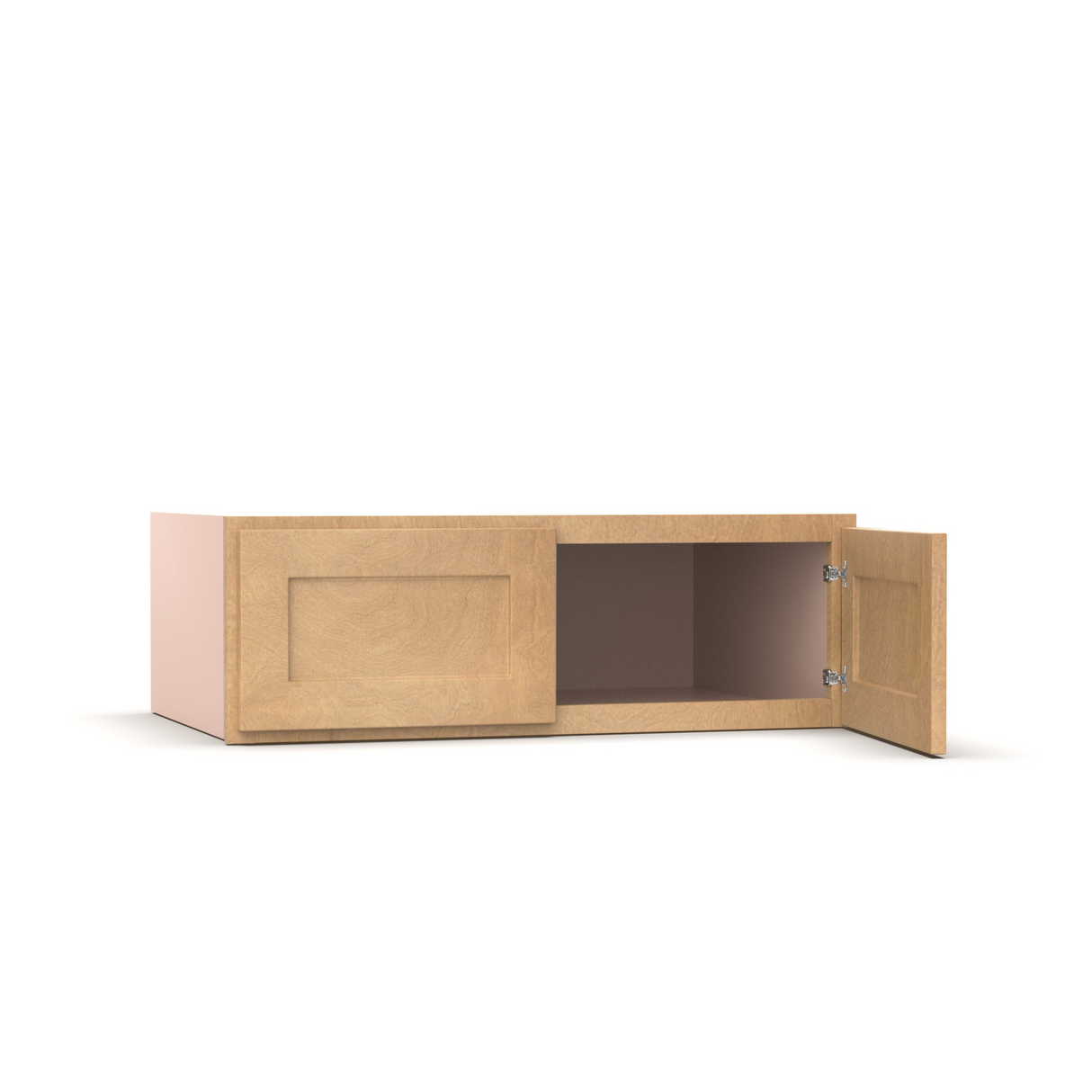 Liberty Shaker Karamel - 36 Inch Deep Double Door Wall Cabinet - 36" Width x 12" Height x 24" Depth