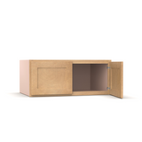 Liberty Shaker Karamel - 36 Inch Deep Double Door Wall Cabinet - 36" Width x 15" Height x 24" Depth