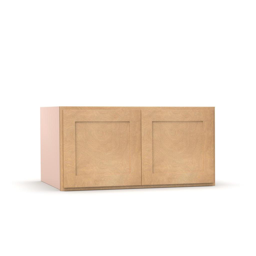 Liberty Shaker Karamel - 36 Inch Deep Double Door Wall Cabinet - 36