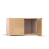Liberty Shaker Karamel - 36 Inch Deep Double Door Wall Cabinet - 36" Width x 21" Height x 24" Depth