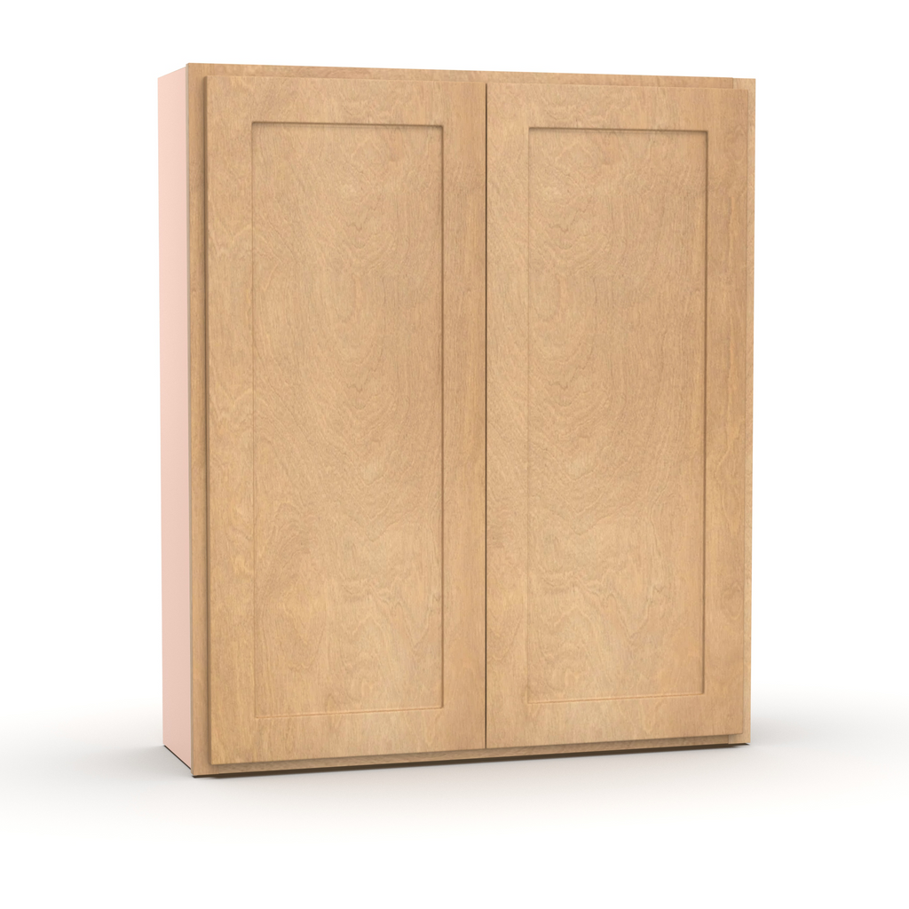 Liberty Shaker Karamel - 36 Inch Height Double Door Wall Cabinet - 36